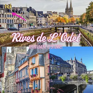 Appartement Les Rives De L'odet, Vue Riviere, Quimper